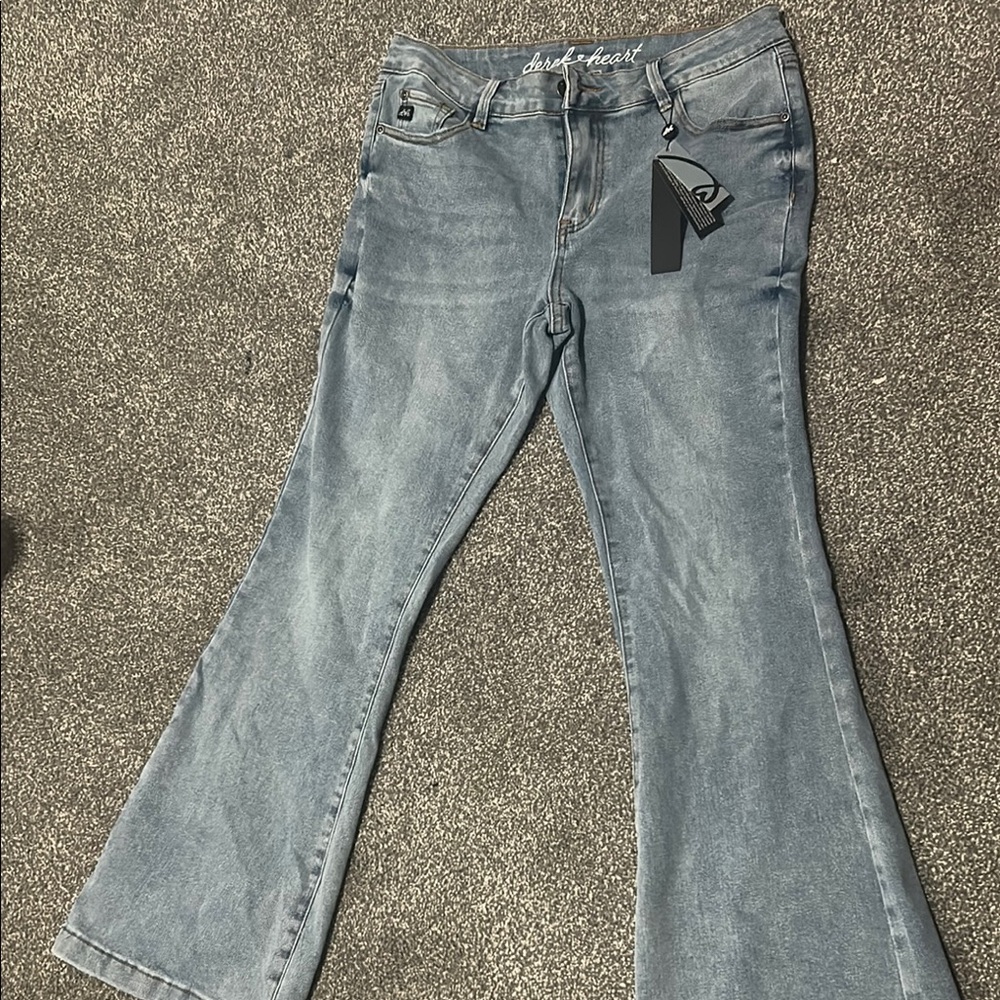Women's Blue Flare Jeans